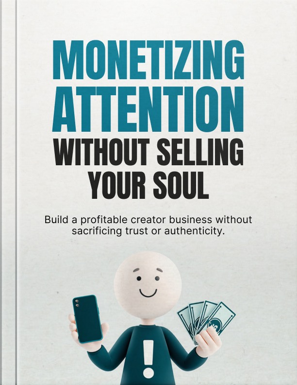 Monetizing Attention Without Selling Your Soul - Book