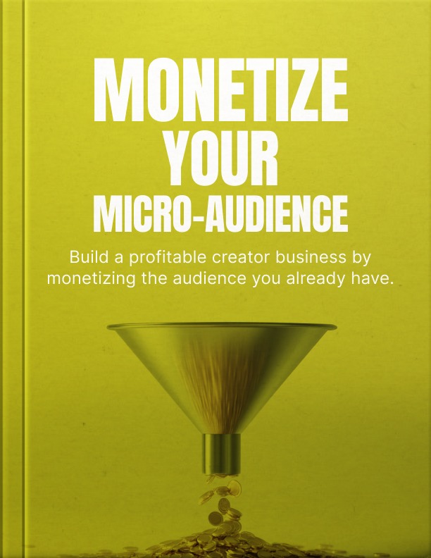 monetize a small audience bundle
