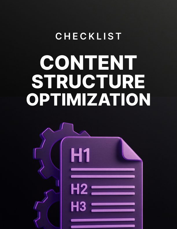 Content Structure Optimization – Checklist