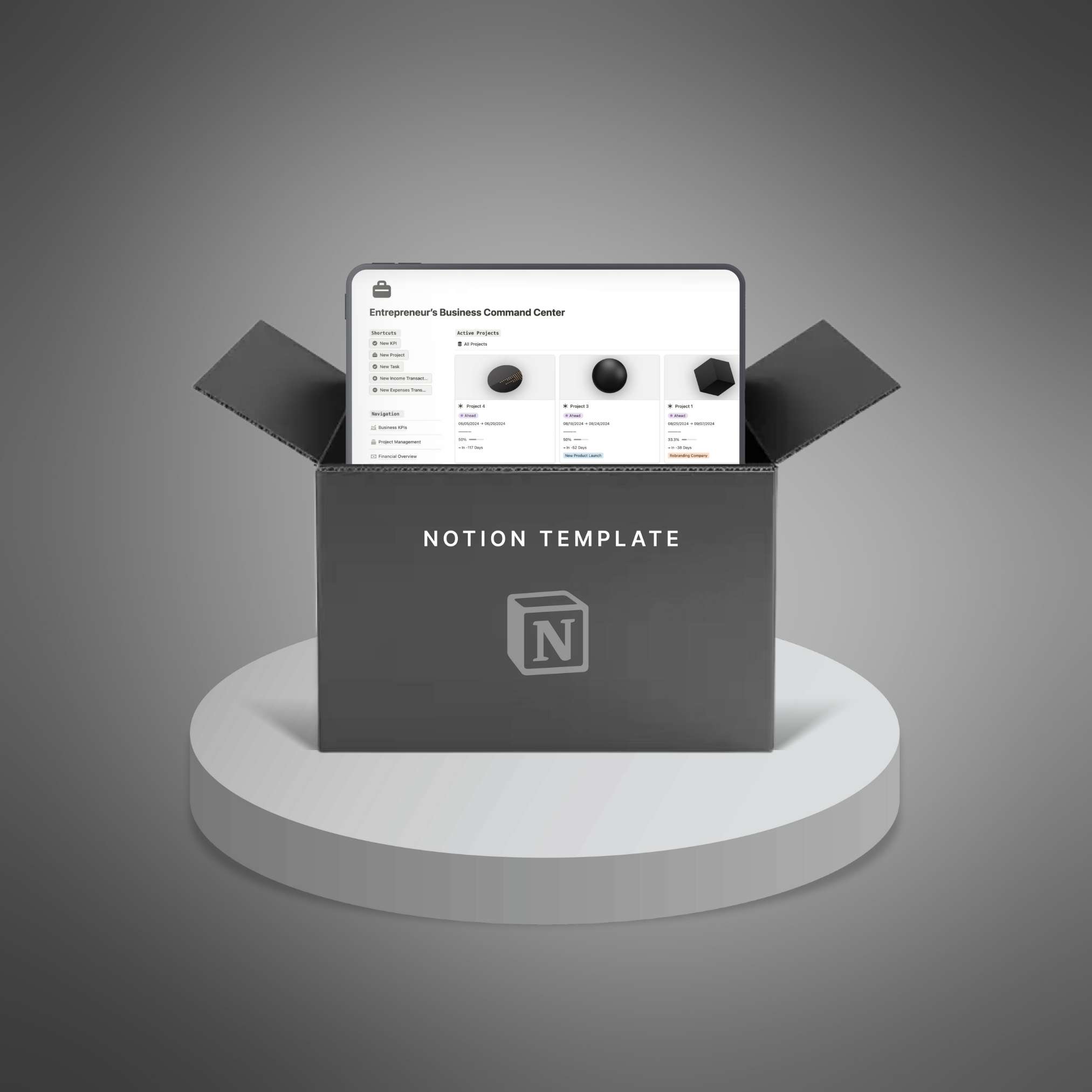 Business Command Centre Notion Template: Run Everything From One Place