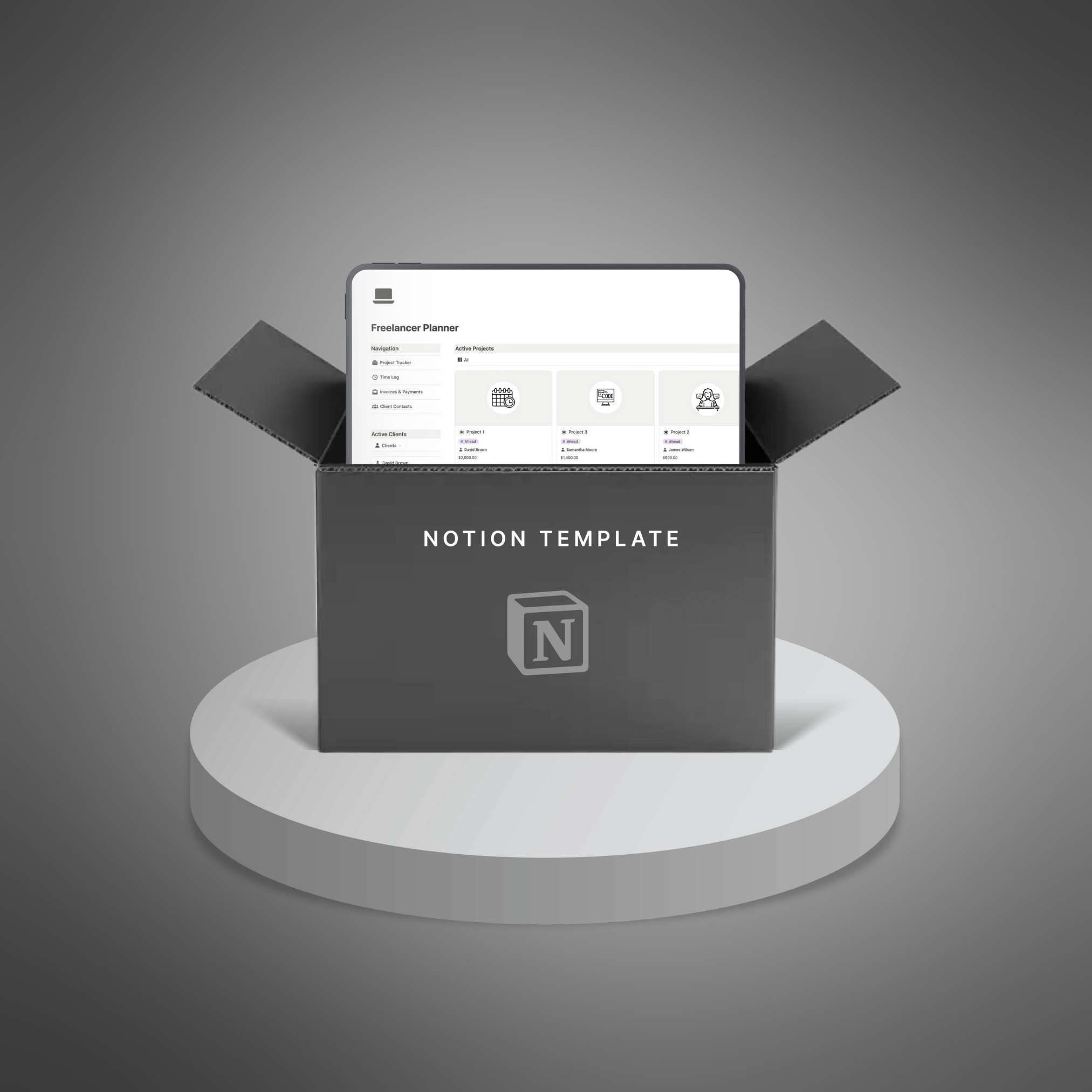 Freelancer Planner Notion Template: Manage Clients and Projects