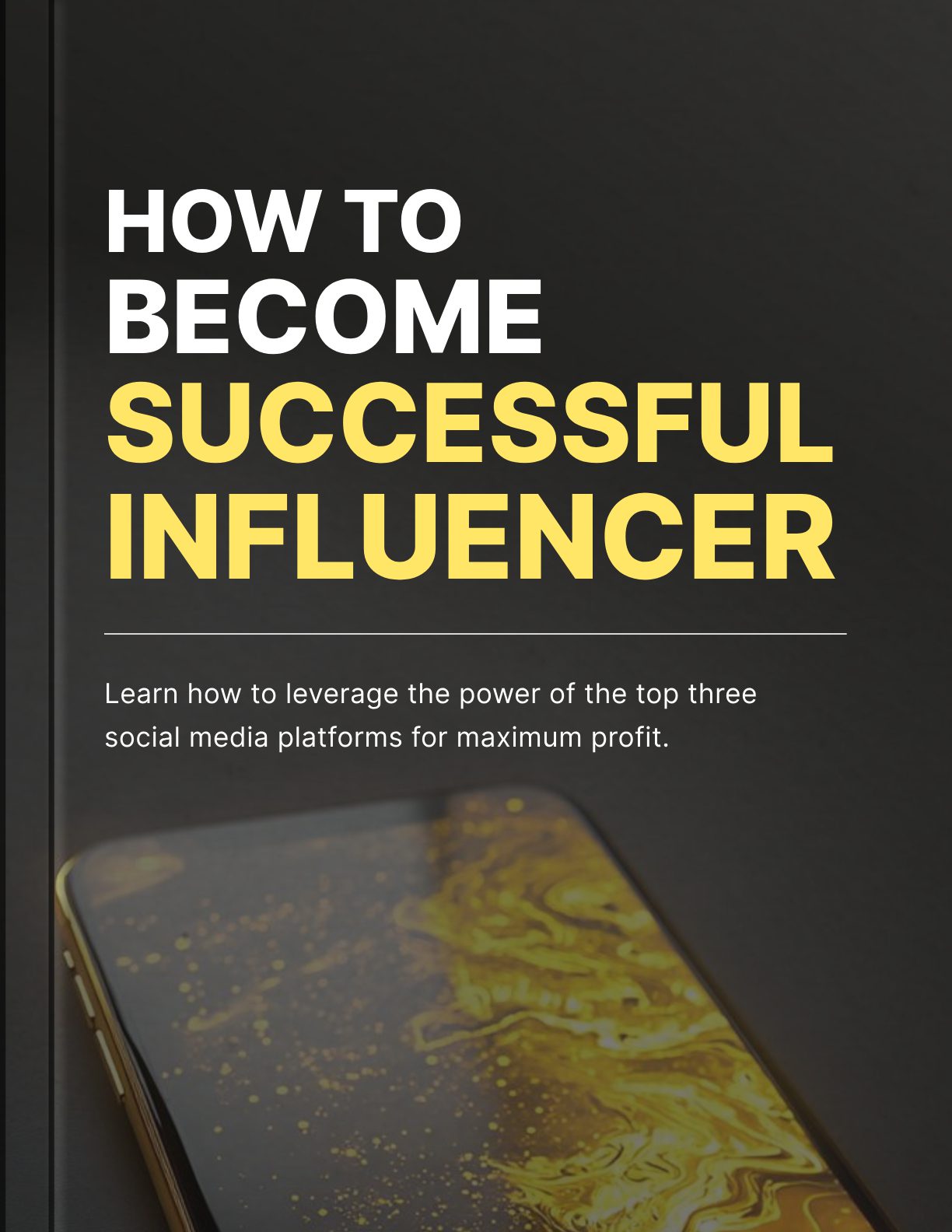 How To Become A Successful Influencer – Book