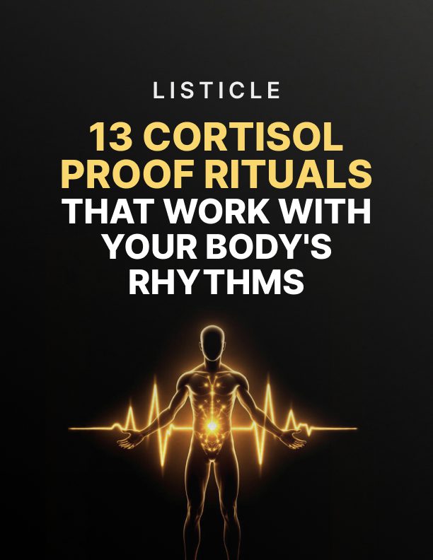13 Daily Rituals That Work With Your Body's Stress Rhythm